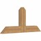 Ekena Millwork Portland Timber Gable Bracket, Western Red Cedar, 48"W x 22"H x 3 1/2"D x 5 1/2"F, 11/12 Pitch GBW048X22X0406POR00SWR - alternate 3